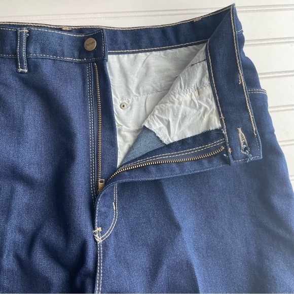 Vintage Gitano Denim Jeans Blue Size 20L Size 12 High waist 80s retro stretch - Picture 4 of 11